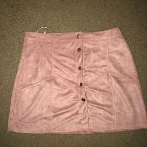 Suede Skirt!